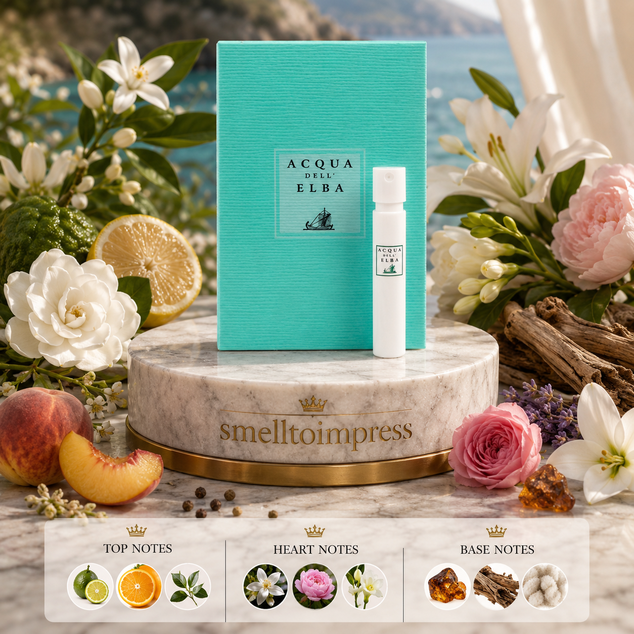 immagine di campioncino ufficiale di profumo Acqua Dell' Elba Essenza Donna 1,2 ml 0,04 fl. oz