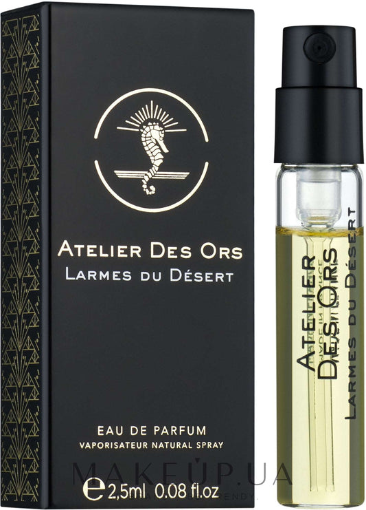 Atelier Des Ors Larmes du Desert 2,5 ml 0,08 fl. oz. campioni ufficiali di profumo