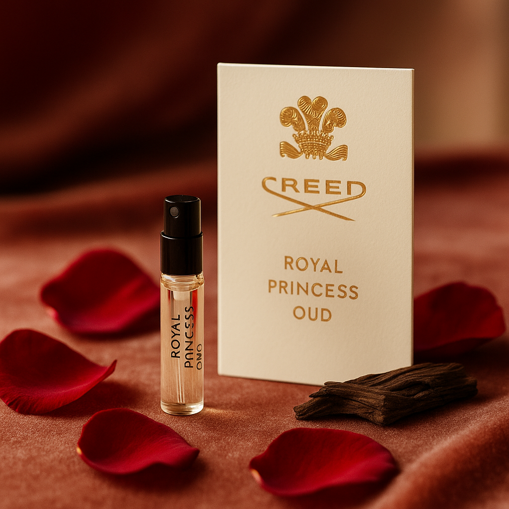 Creed Royal Princess Oud 2ml 0,06 fl. oz. campione ufficiale di profumo Creed Royal Princess Oud 2ml 0,06 fl. oz. campione ufficiale di profumo