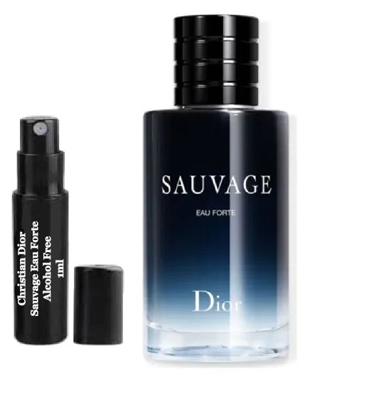 Christian Dior Sauvage Eau Forte campioni di profumo Alcohol free fragrance 1 ml 0,034 fl. oz.