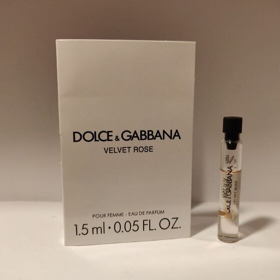 Dolce & Gabbana VELVET Rose 1,5 ml 0,05 fl. oz. campioni ufficiali di profumo