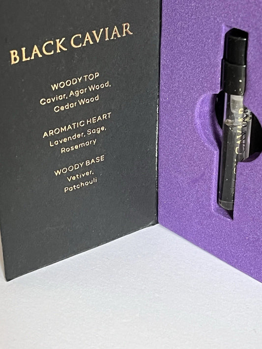 Electimuss London Black Caviar 1,5 ml 0,05 fl. oz. campioni ufficiali di profumo