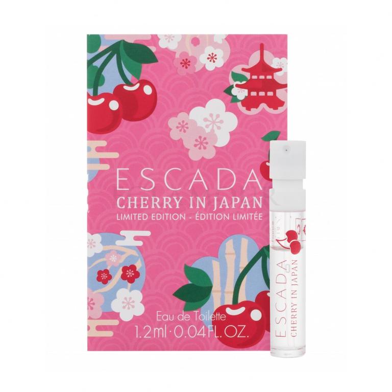 Escada Cherry in Japan limited edition 1,2 ml 0,04 fl. oz. campioni ufficiali di profumo