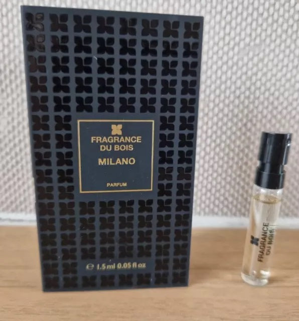 Fragrance Du Bois Milano 1,5 ml 0,05 fl. oz. ufficiali fragrance campioni tester di profumo