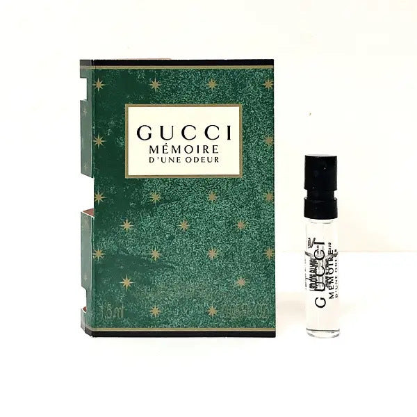 Gucci Memoire d' Une Odeur by Gucci Parfums campioni ufficiali di profumo 1,5 ml 0,05 fl. oz. discontinued fragrance