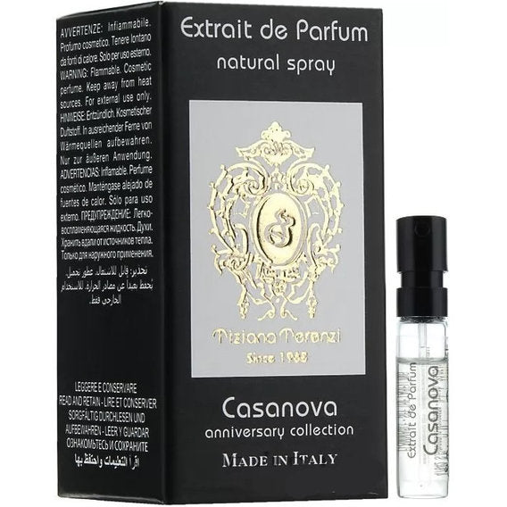 TIZIANA TERENZI Casanova Extrait de Parfum 0,05 OZ 1,5 ml campioni ufficiali di profumo