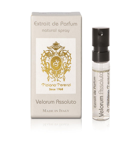 TIZIANA TERENZI Velorum Assoluto Extrait de parfum 0.05 OZ 1.5 ML campione di profumo ufficiale tester di profumo