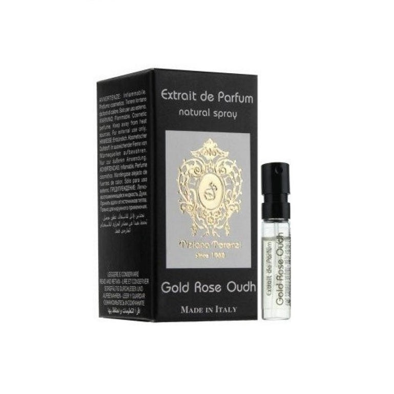 Tiziana Terenzi Gold Rose Oudh 1,5 ml 0,05 fl. oz. campioni di profumo ufficiali