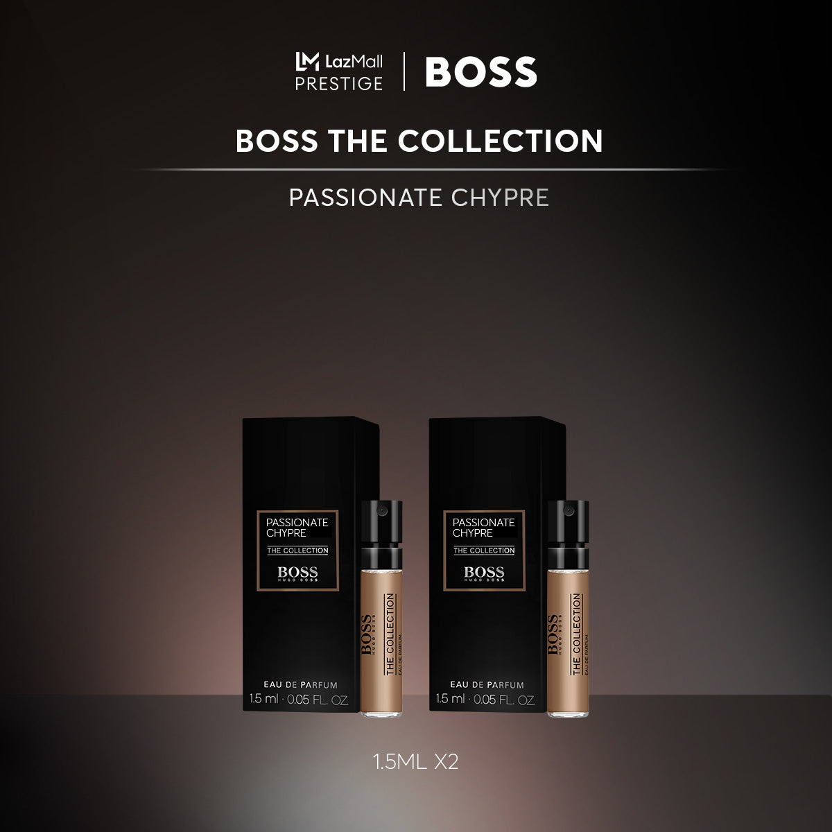 campione ufficiale di profumo di Hugo Boss The Collection Passionate Chypre 1.5ml 0.05 fl. oz. campione ufficiale di profumo di Hugo Boss The Collection Passionate Chypre 1.5ml 0.05 fl. oz.