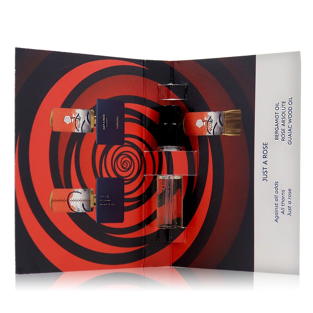 campioni ufficiali di profumo of Floraiku Just a Rose fragrance 1,5 ml 0,05 fl. oz.
