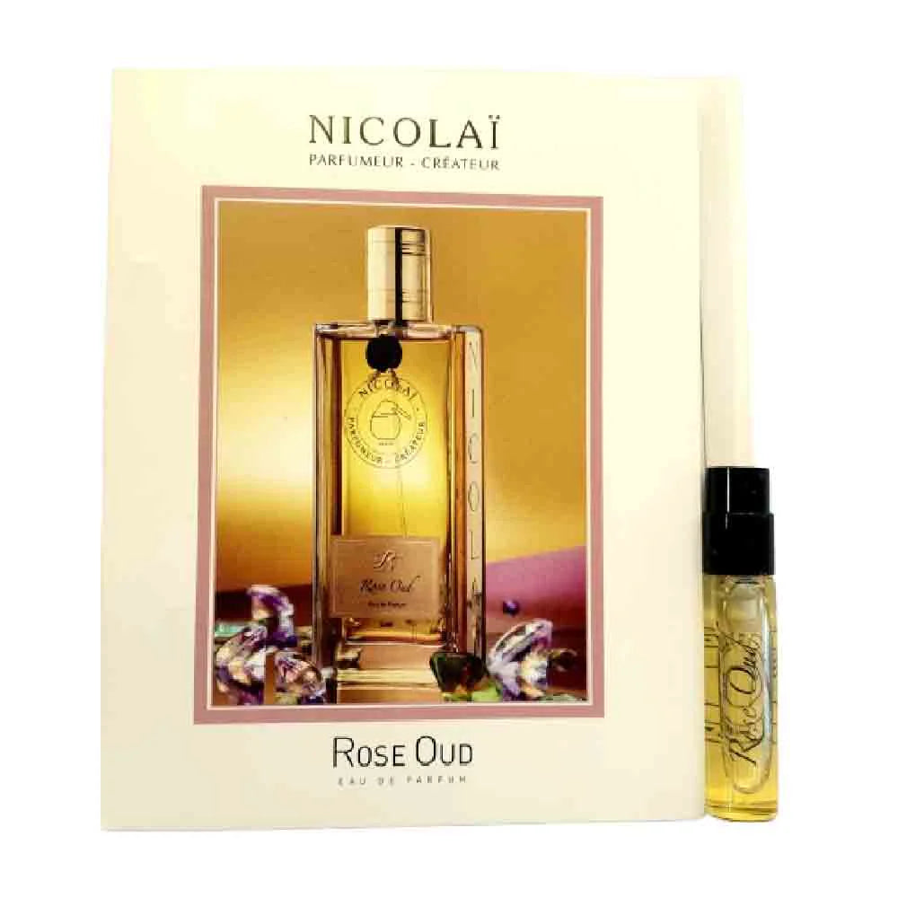 campioni ufficiali di profumo of Nicolai Rose Oud fragrance 1,8 ml 0,07 oz.