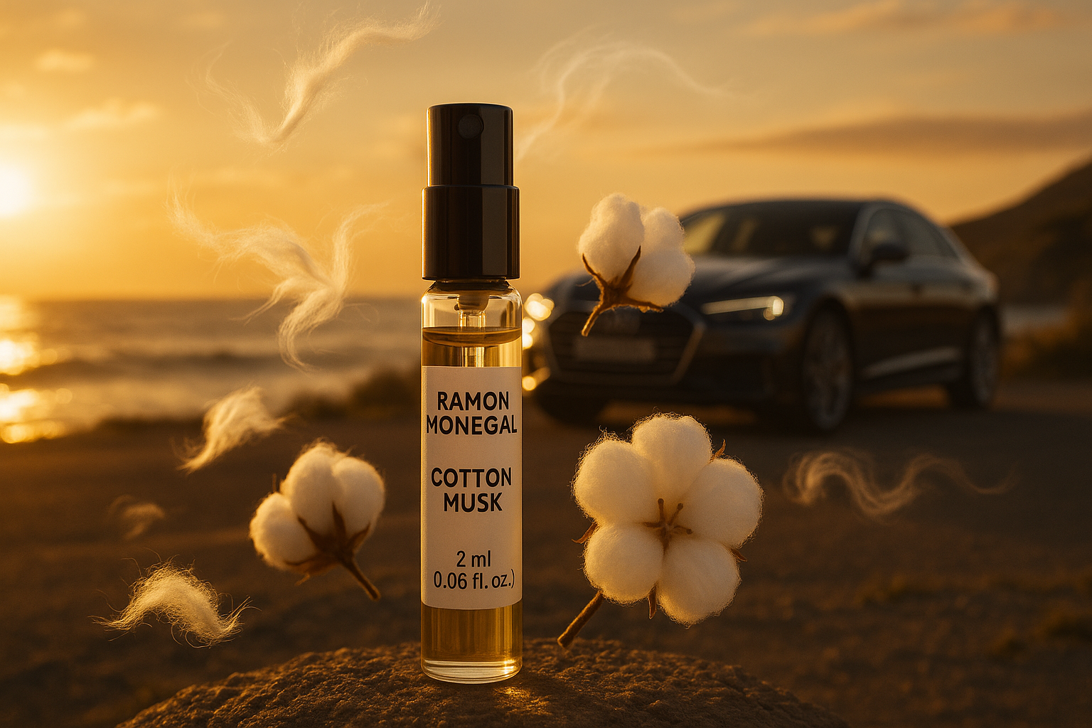 Ramon Monegal Cotton Musk campione ufficiale di profumo 2ml 0,06 fl.o.z. profumo tester Ramon Monegal Cotton Musk campione ufficiale di profumo 2ml 0,06 fl.o.z. profumo tester