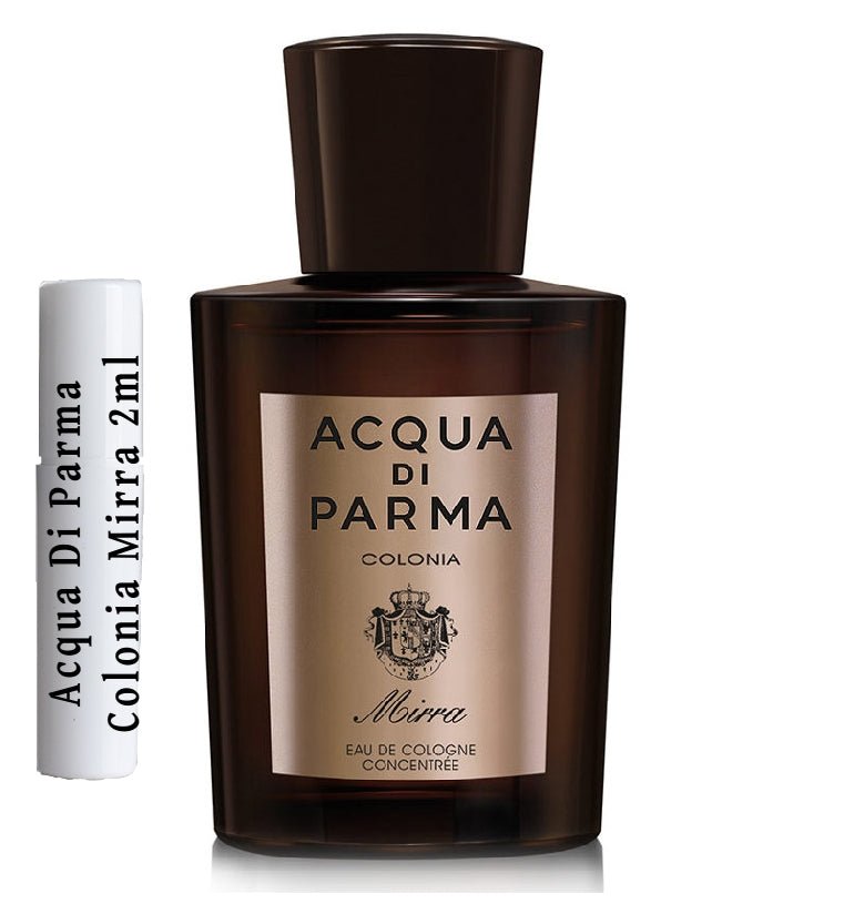 Acqua Di Parma Colonia Mirra 2ml 0.06 fl. o.z. parfymprov,  Acqua Di Parma Colonia Mirra 2ml 0.06 fl. o.z. parfumeprøve,  Acqua Di Parma Colonia Mirra 2ml 0.06 fl. o.z. parfumstalen,  Acqua Di Parma Colonia Mirra 2ml 0.06 fl. o.z. muestra de perfume