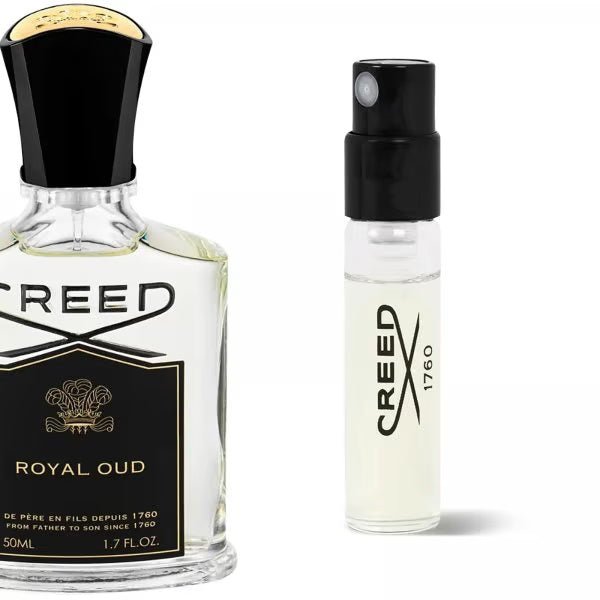 Upgrade your fragrance game with the luxurious Creed Royal Oud edp. Try it out with the ufficiali 2 ml 0,06 fl. oz. campioni di profumo before making a commitment to the full - sized bottle. Elevate your senses with this amazing scent.