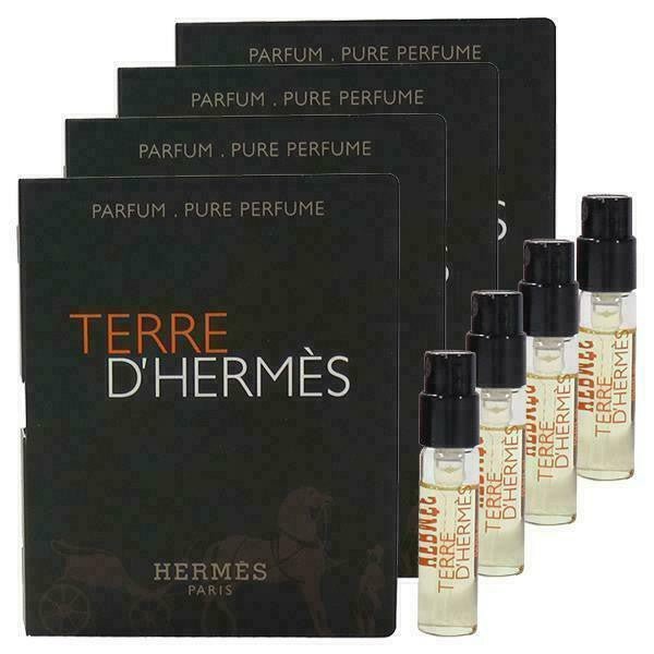 Hermes Terre D'Hermes Parfum Pure Perfume 2 ml/0,06fl.oz. ufficiali fragrance campioni