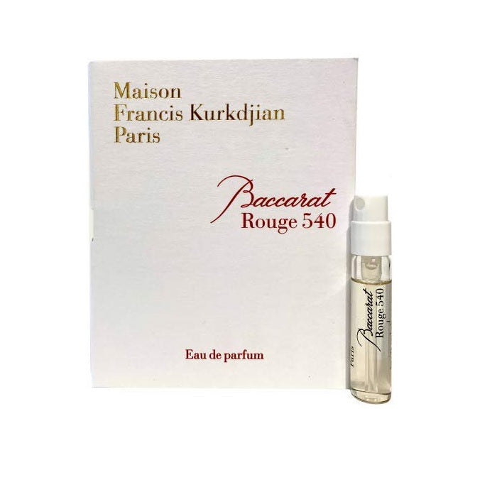 Maison Francis Kurkdjian Baccarat Rouge 540 2 ml 0,06 fl. oz. campioni ufficiali di profumo