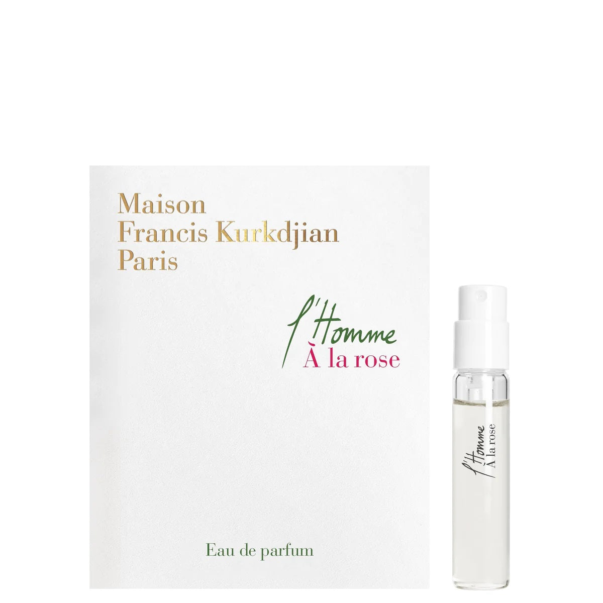 Maison Francis Kurkdjian L'Homme A la Rose 2 ml 0,06 fl. oz. ufficiali fragrance campioni