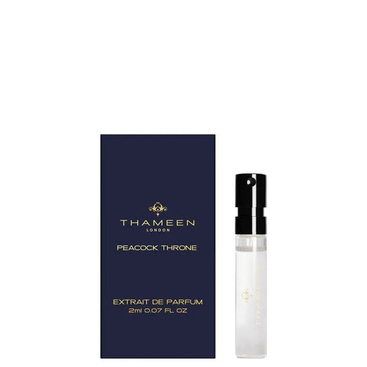 Campione di profumo ufficiale Thameen Peacock Throne 2ml 0.06 fl.oz. tester di profumo