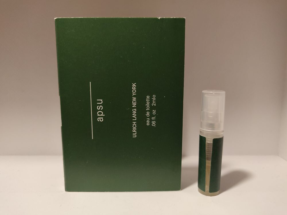 Ulrich Lang Apsu 2ml 0.06 fl. oz. campioni ufficiali di profumo tester di profumo