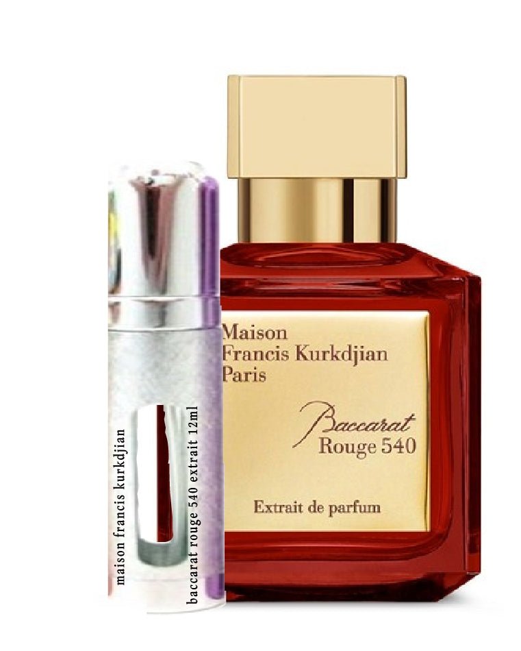 MAISON FRANCIS KURKDJIAN Baccarat Rouge 540 extrait samples Extrait de Parfum-MAISON FRANCIS KURKDJIAN-MAISON FRANCIS KURKDJIAN Baccarat Rouge 540 extrait-12ml-creedperfumesamples