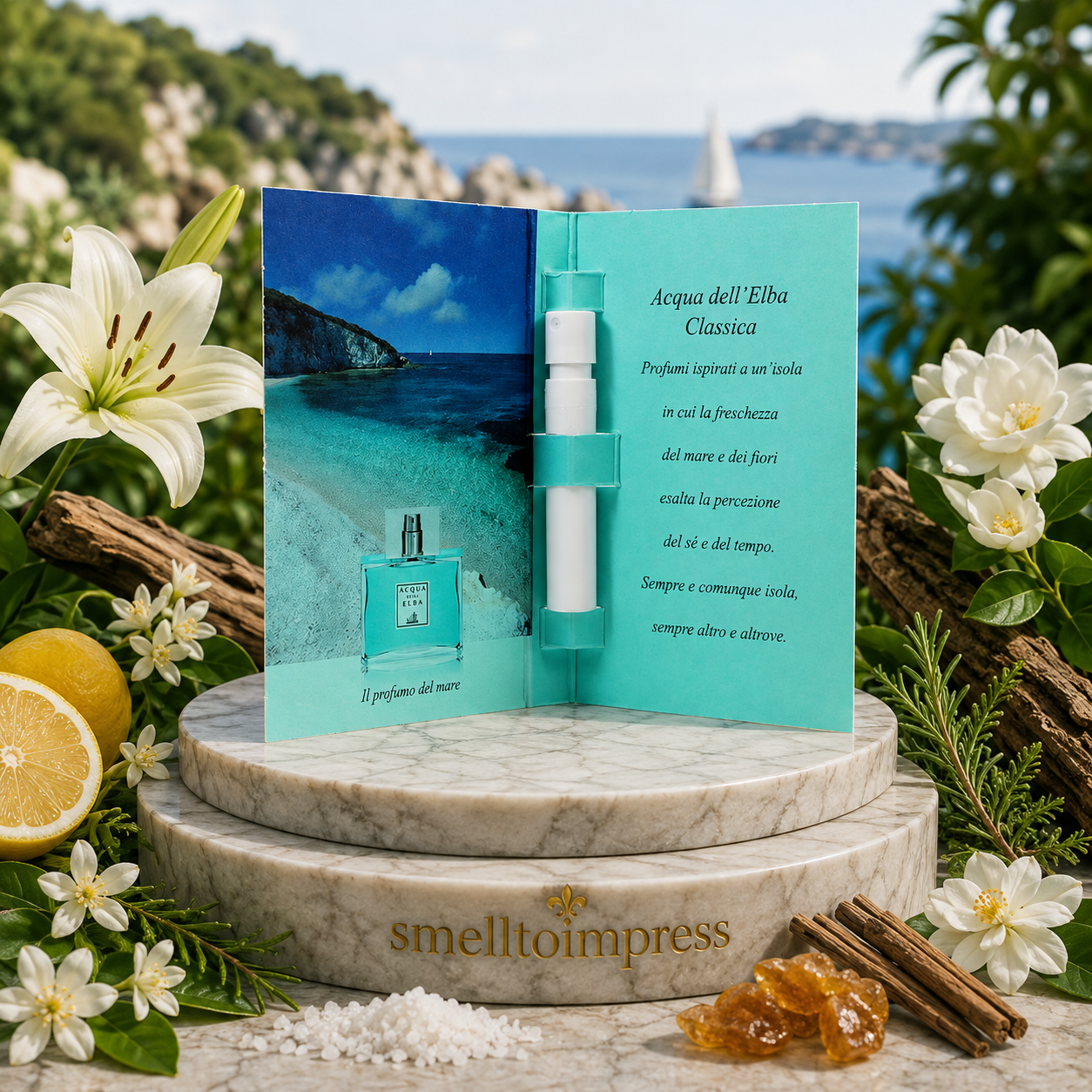 immagine di campioncino ufficiale di profumo Acqua dell' Elba Classica 1,2 ml 0,04 fl. oz