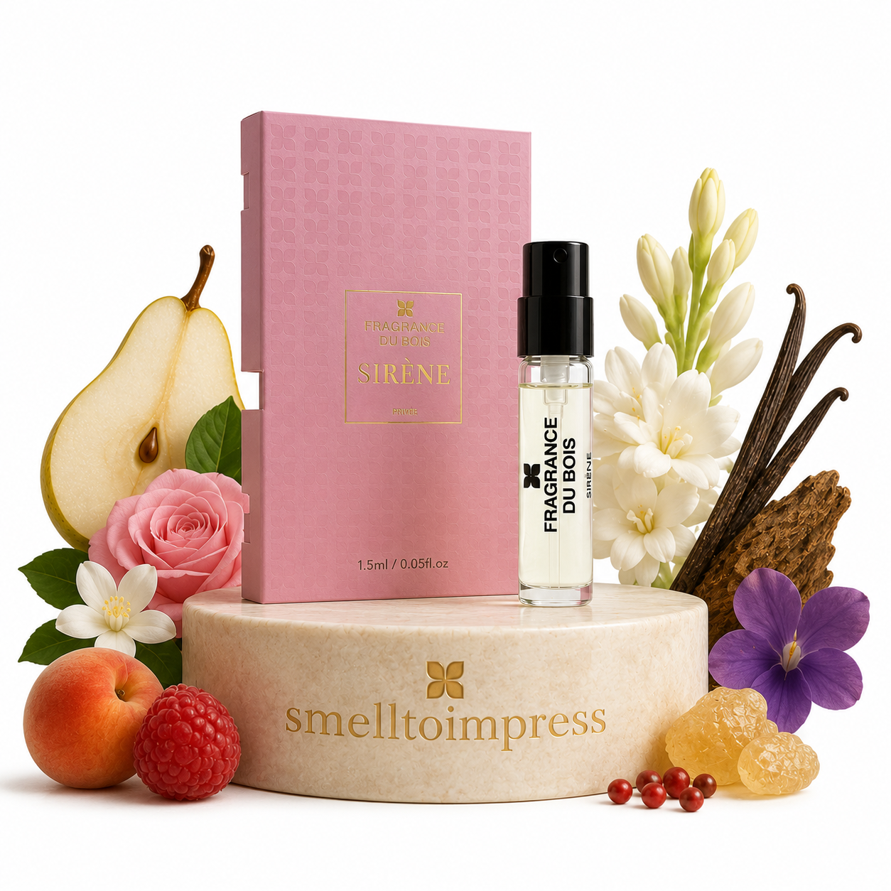immagine di Fragrance Du Bois Sirene Privee campioncino ufficiale di profumo 1,5 ml 0,05 fl. oz.