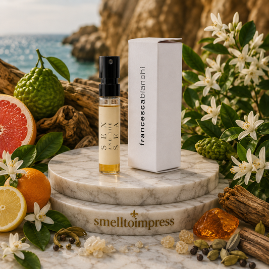 immagine di campioncino ufficiale di profumo Francesca Bianchi Sex and the Sea Neroli 1,5 ml 0,07 fl. oz