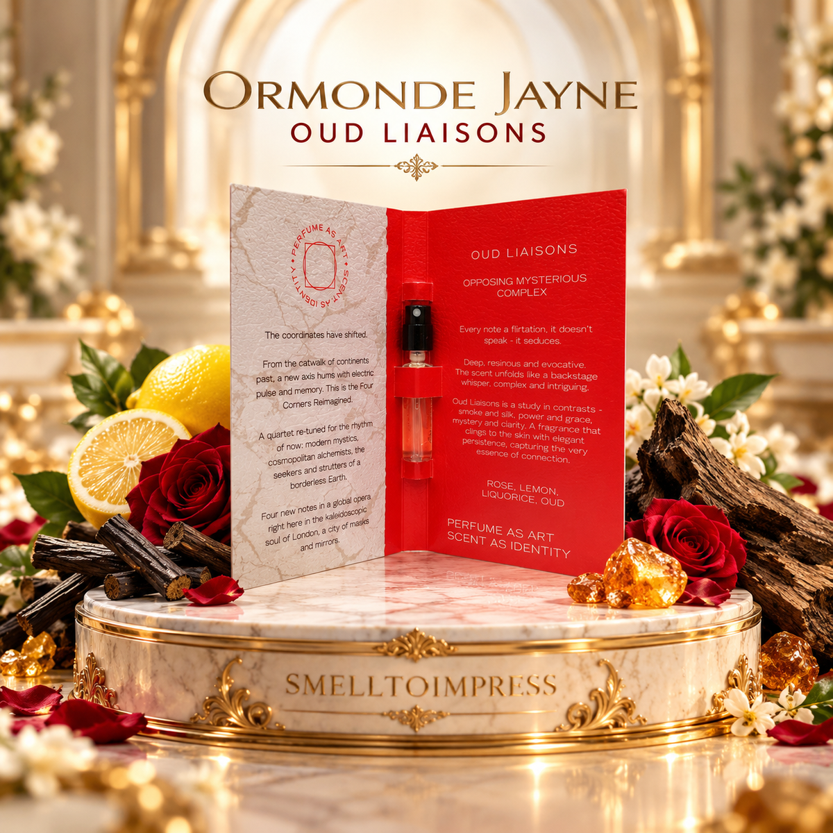 immagine di campioncino ufficiale di profumo Ormonde Jayne Oud Liaisons 2,5 ml