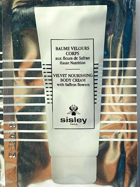 Sisley Velvet Nourishing Body Cream With Saffron Flowers 8ml 0.27 fl. oz. official skincare samples